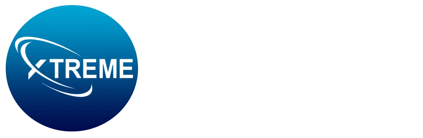 White Xtreme HD IPTV logo representing the HD Xtreme IPTV brand and official identity of the Xtreme IPTV Subscription Provider with global IPTV services.